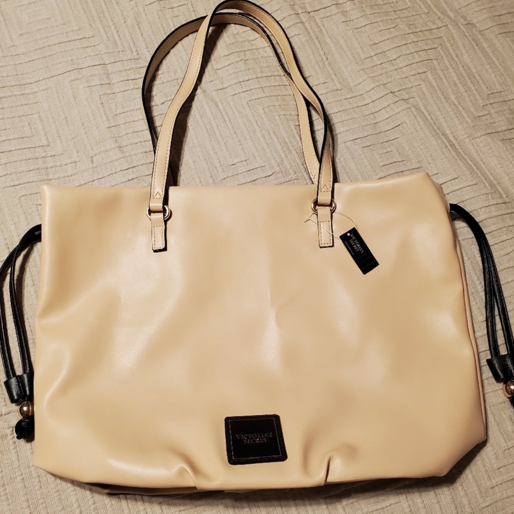 Victoria's Secret Leather Drawstring Purse